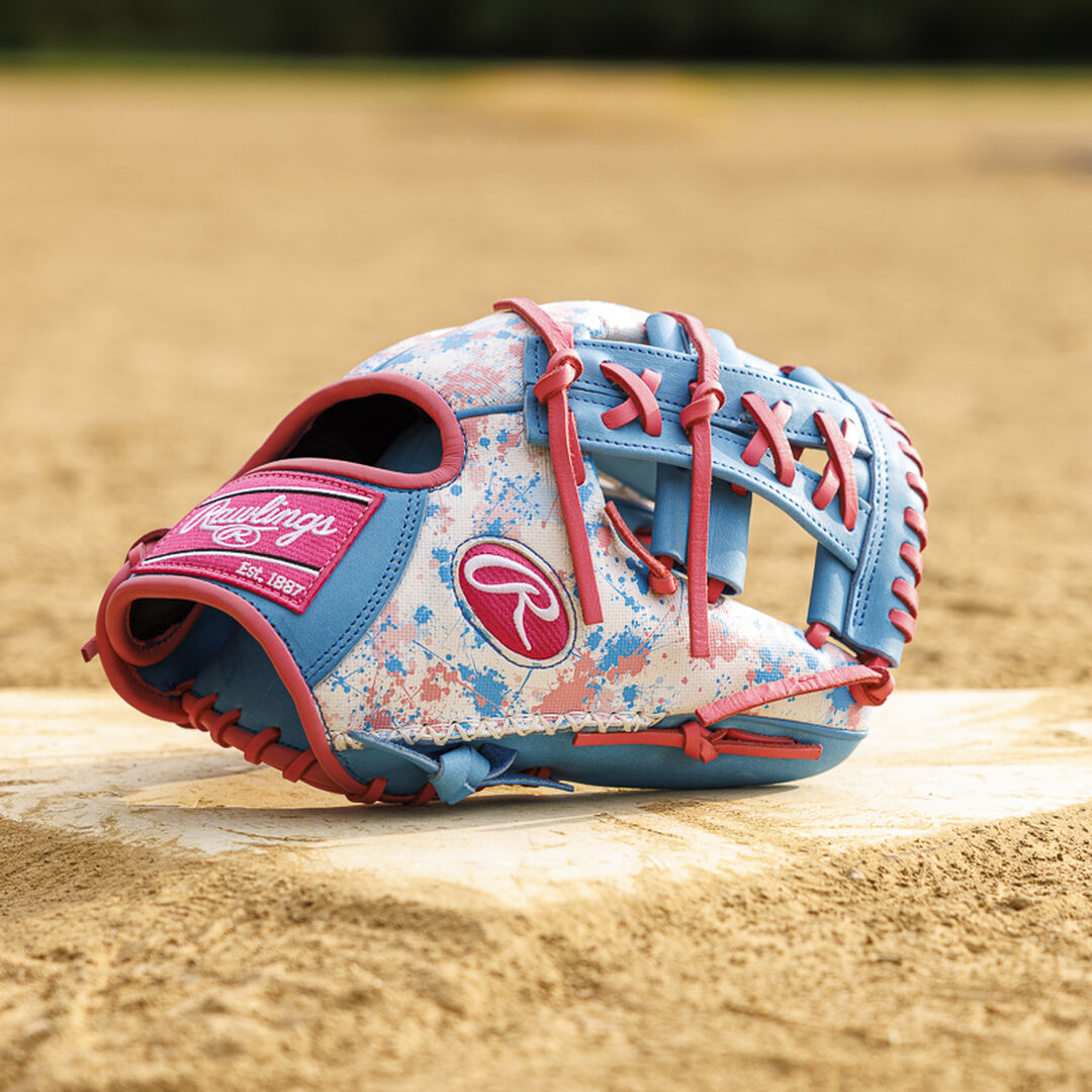 Rawlings Sale | Heart of the Hide Spatter Print Speed Shell Infield Glove Right Hand Throw