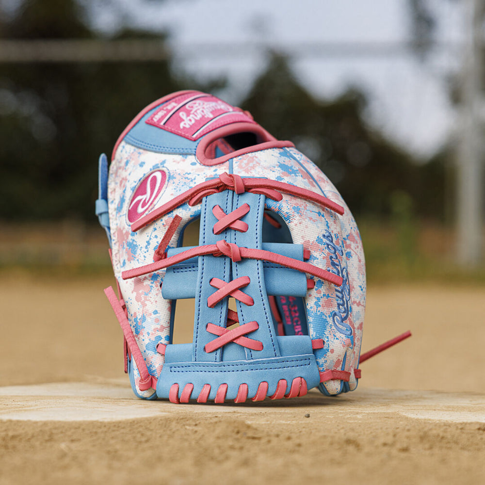 Rawlings Sale | Heart of the Hide Spatter Print Speed Shell Infield Glove Right Hand Throw