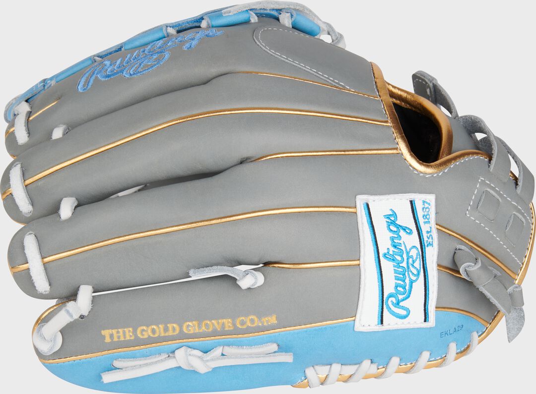 Rawlings For Sale | Liberty Advanced Color Series 12 in Fastpitch Glove Gray/Columbia Blue