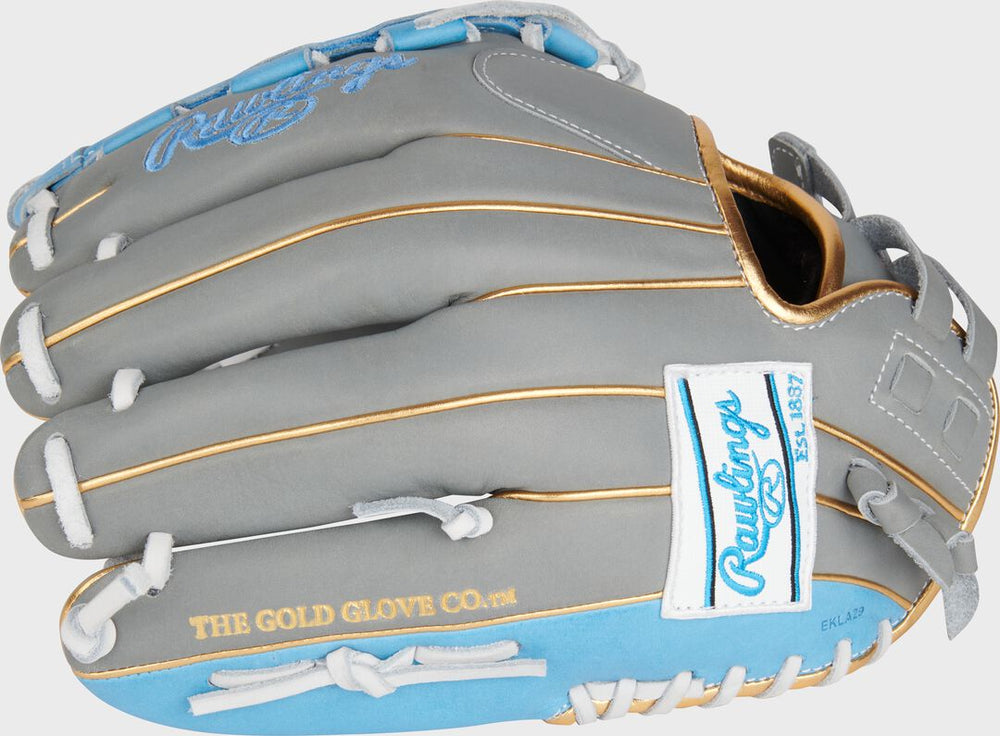 Rawlings For Sale | Liberty Advanced Color Series 12 in Fastpitch Glove Gray/Columbia Blue