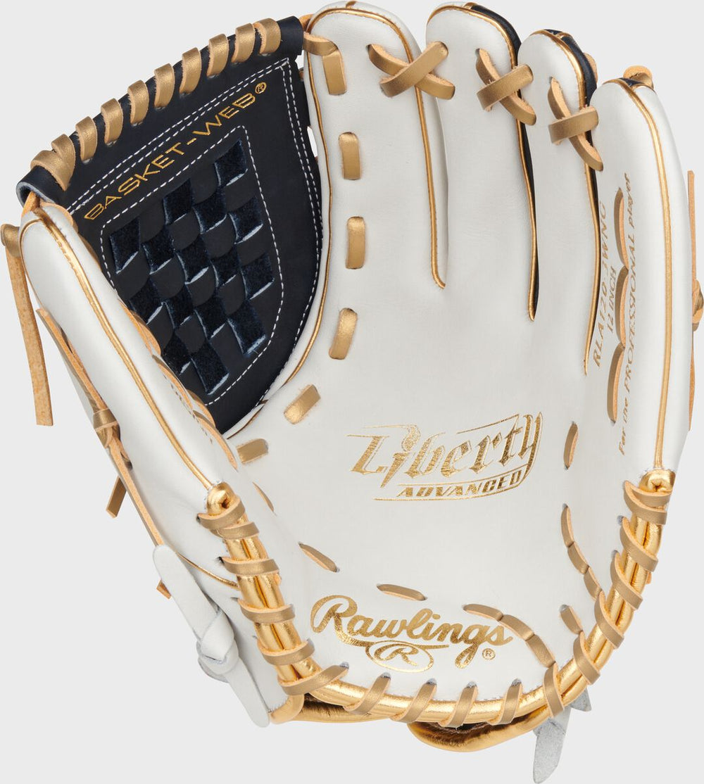 Rawlings | Liberty Advanced Color Series 12 in Fastpitch Glove White/Navy