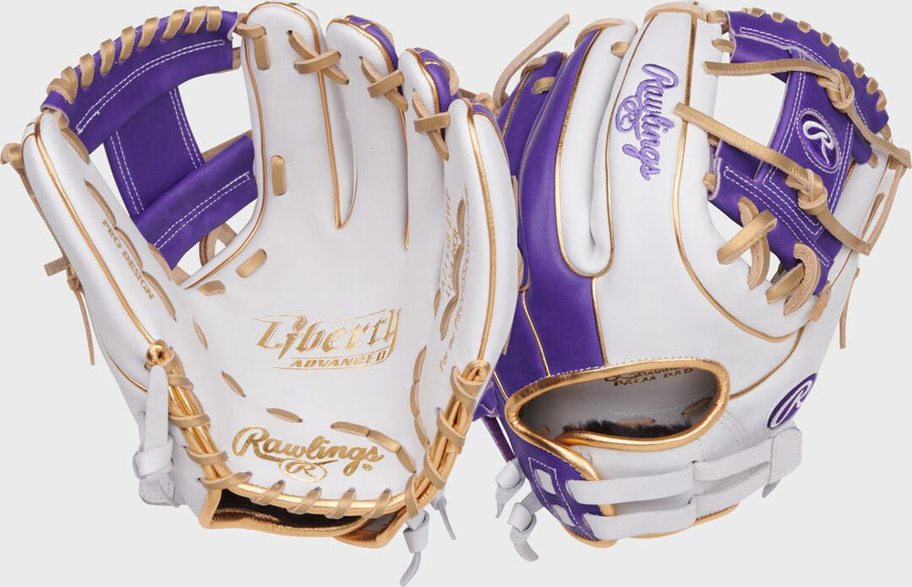 Rawlings Discount | Liberty Advanced Color Series 11.75 in Infield Glove White/Purple