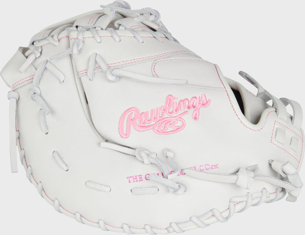 Rawlings On Sale | Liberty Advanced Color Series 13 in 1st Base Mitt White/Pink