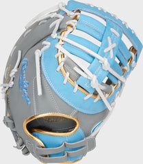 Rawlings Outlet | Liberty Advanced Color Series 13 in 1st Base Mitt Gray/Columbia Blue
