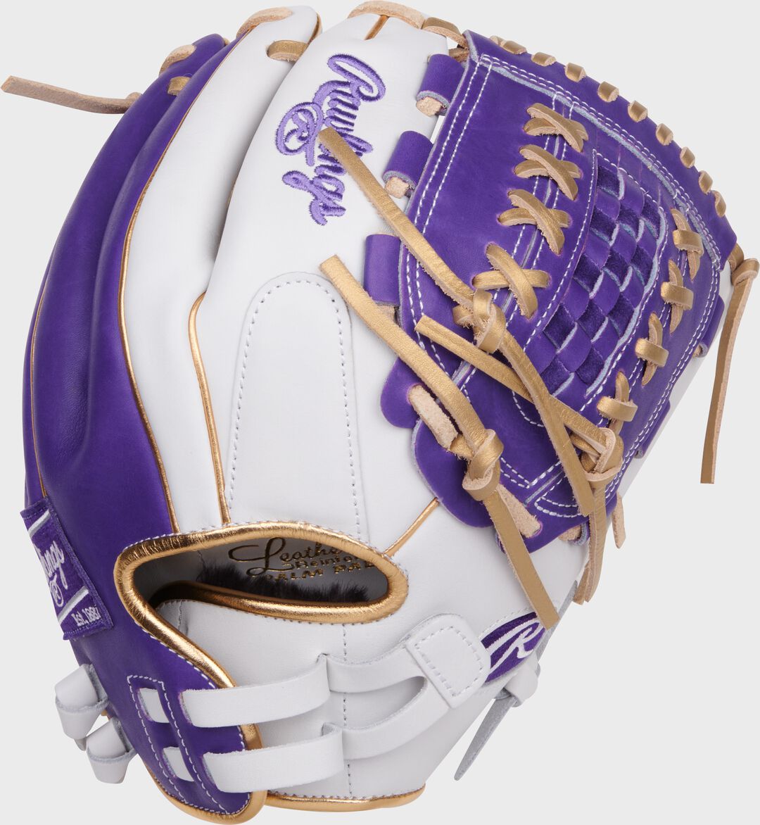 Rawlings For Sale | Liberty Advanced Color Series 12.5 in Fastpitch Glove White/Purple