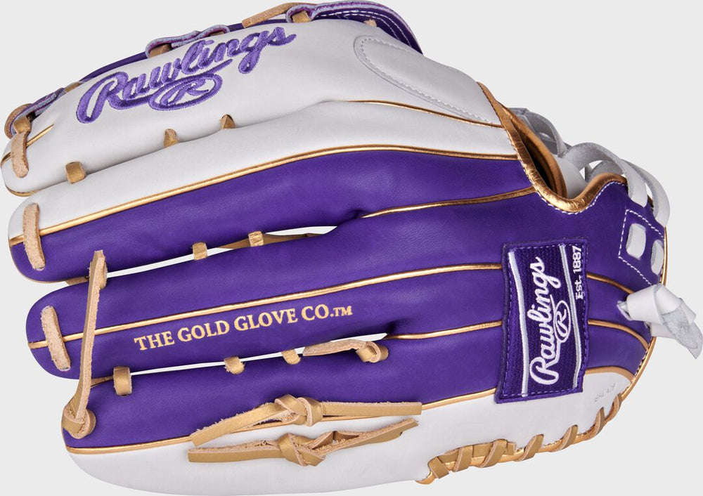 Rawlings Outlet | Liberty Advanced Color Series 12.75 in Outfield Glove White/Purple