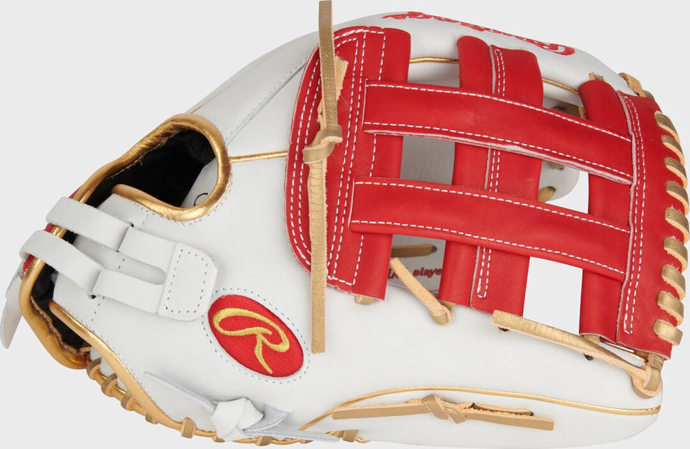 Rawlings | Liberty Advanced Color Series 12.75 in Outfield Glove White/Scarlet