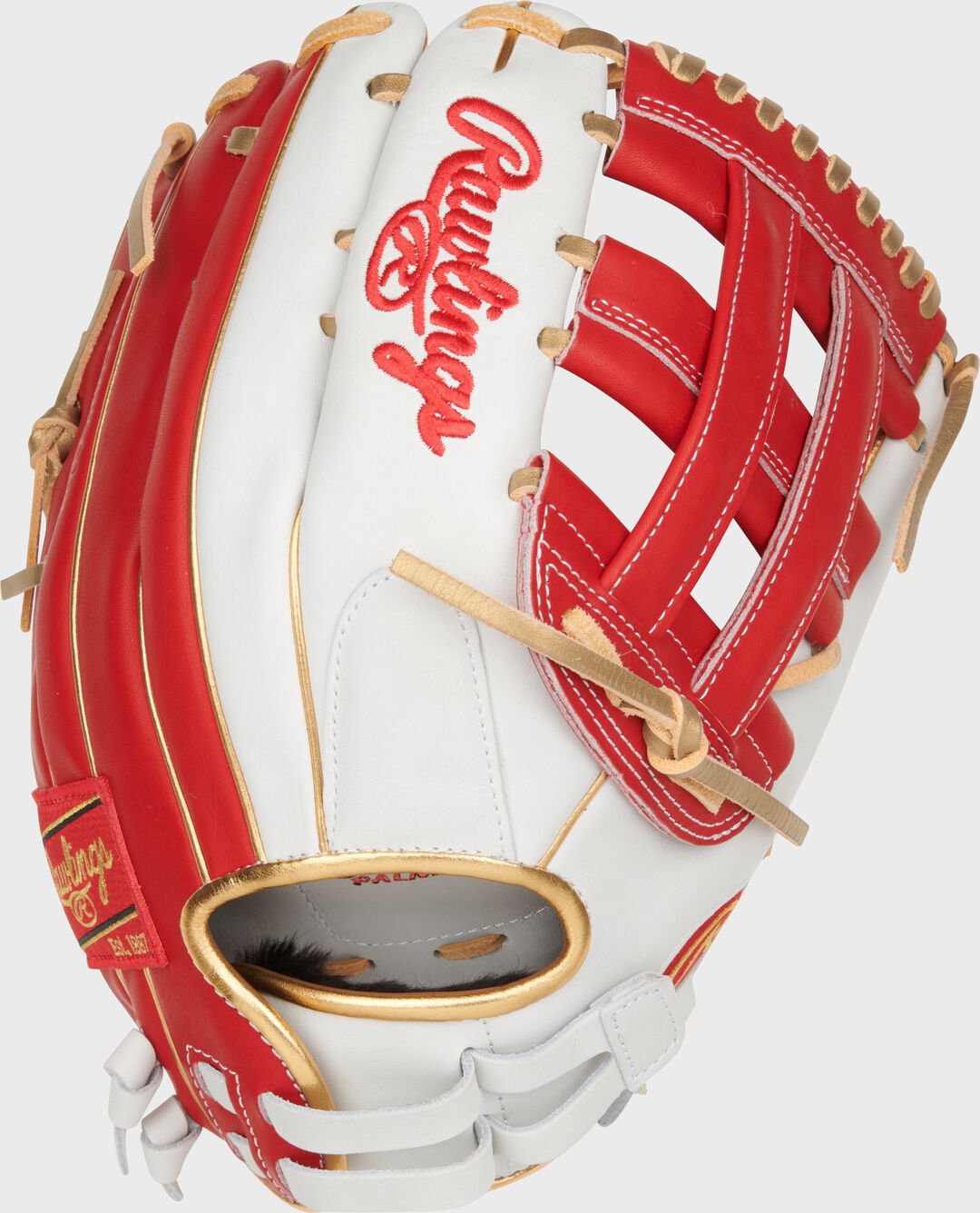 Rawlings | Liberty Advanced Color Series 12.75 in Outfield Glove White/Scarlet