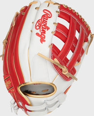 Rawlings | Liberty Advanced Color Series 12.75 in Outfield Glove White/Scarlet