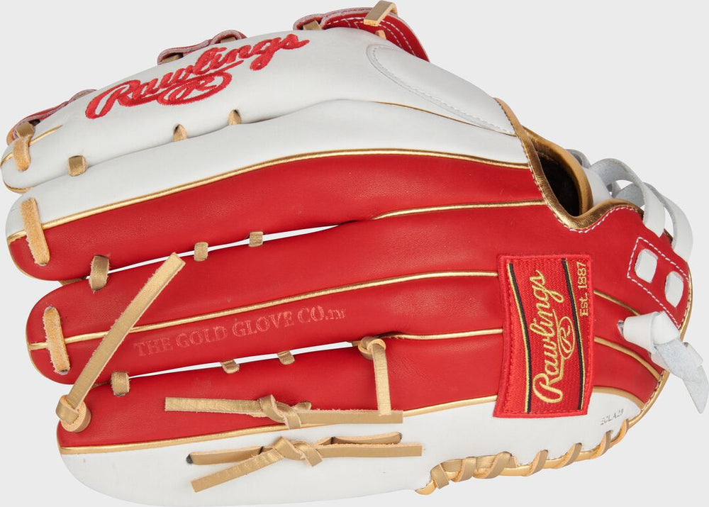 Rawlings | Liberty Advanced Color Series 12.75 in Outfield Glove White/Scarlet