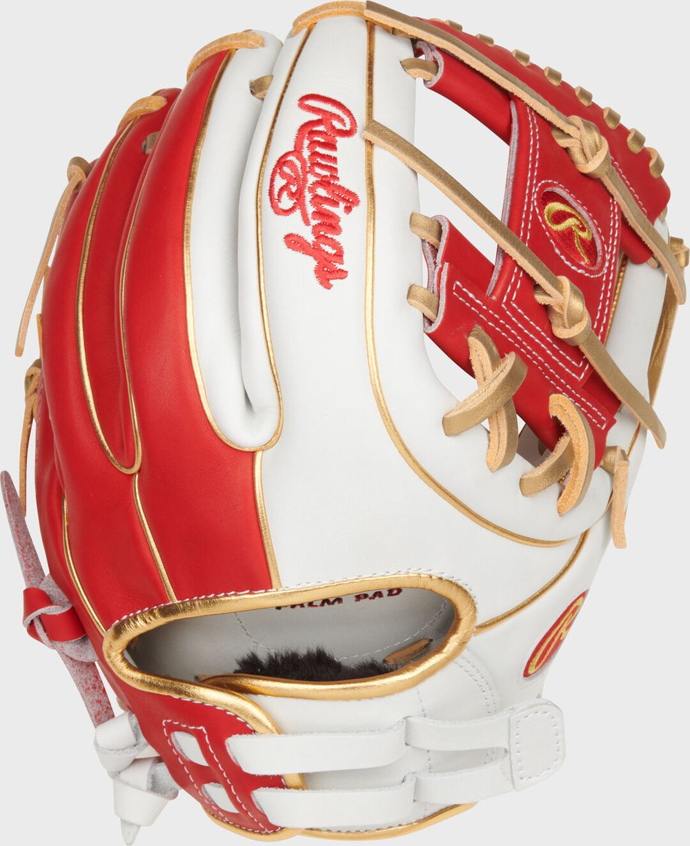 Rawlings On Sale | Liberty Advanced Color Series 11.75 in Infield Glove White/Scarlet