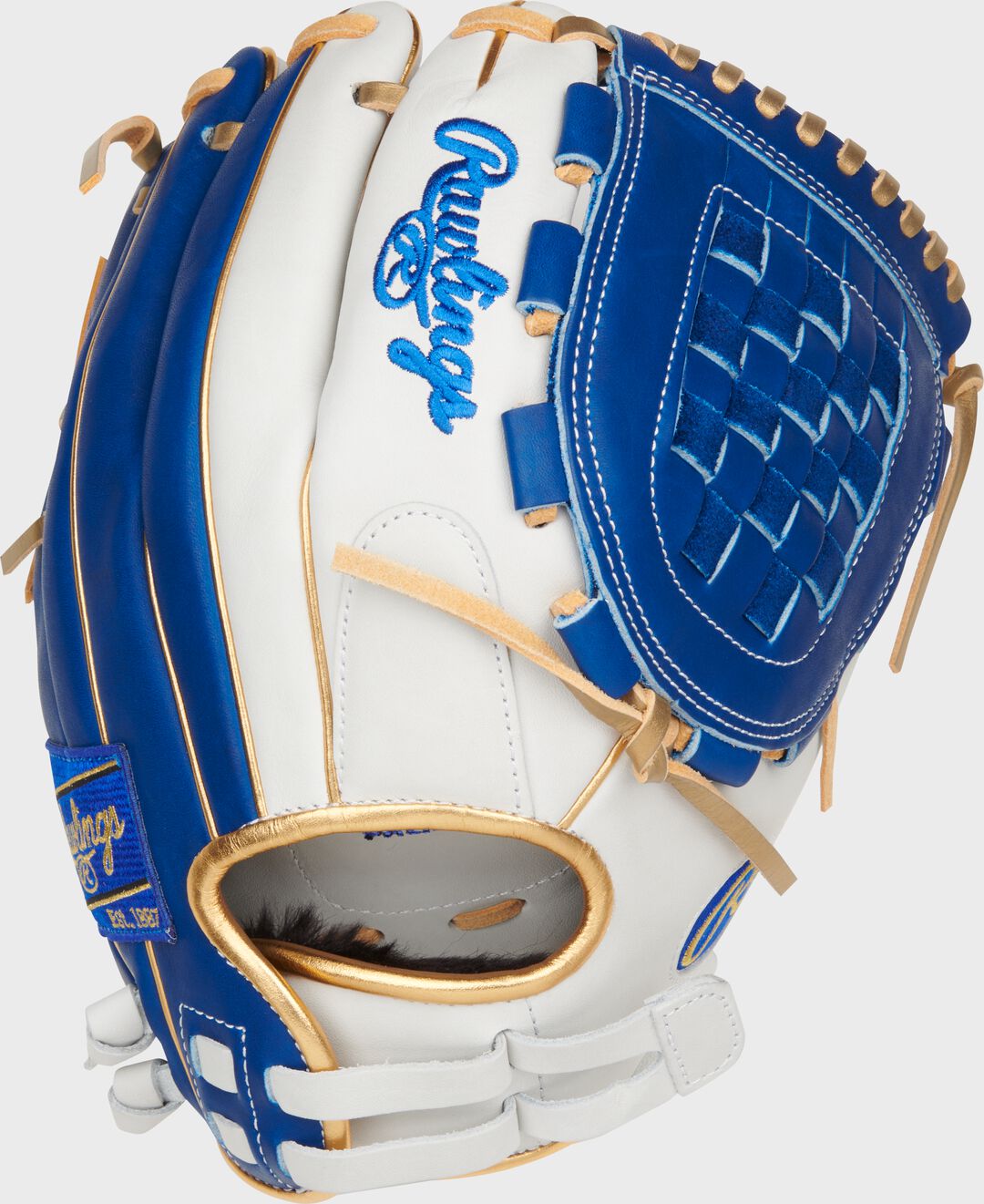 Rawlings For Sale | Liberty Advanced Color Series 12 in Fastpitch Glove White/Royal