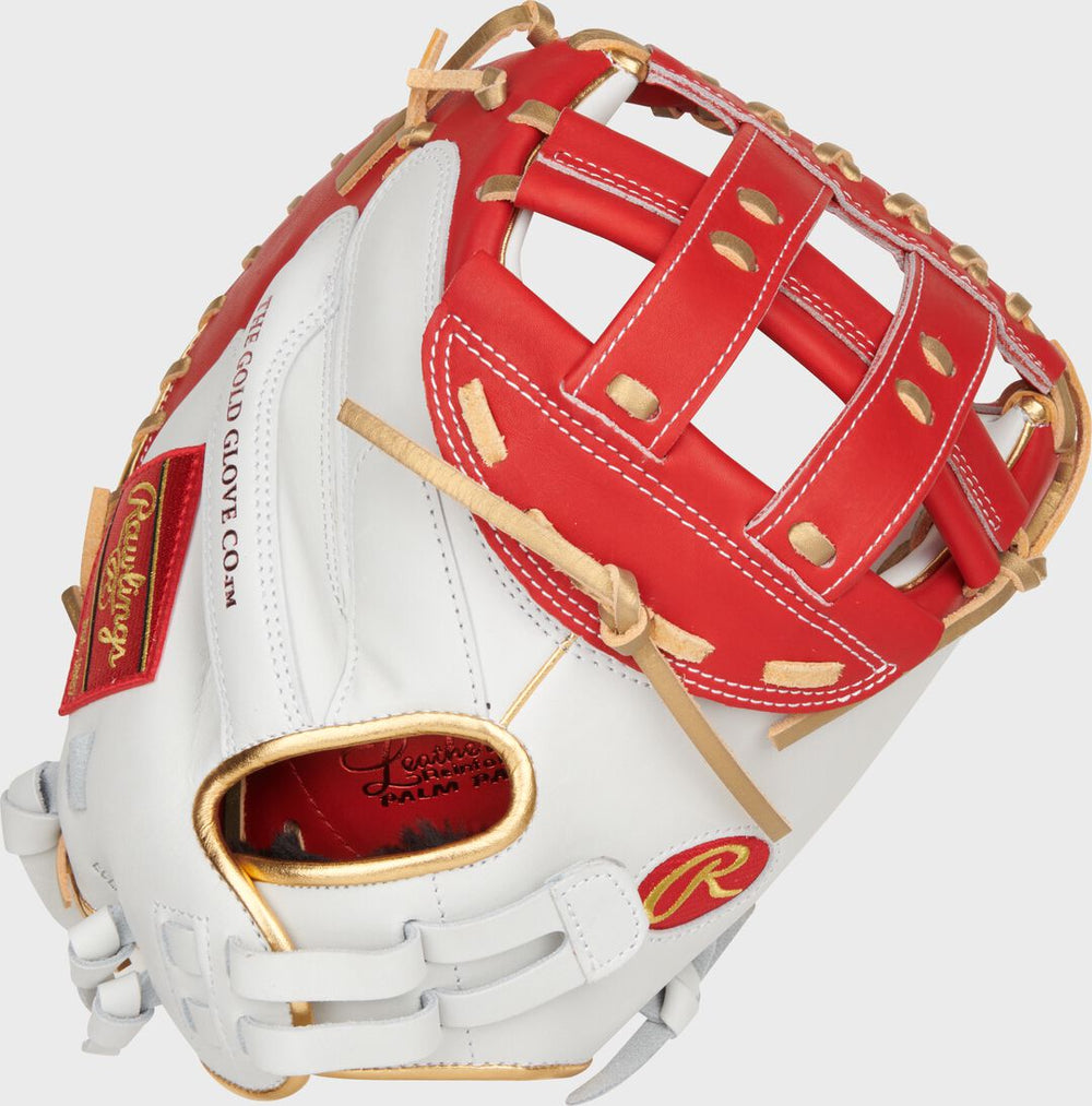 Rawlings | Liberty Advanced Color Series 34 in Catcher's Mitt White/Scarlet