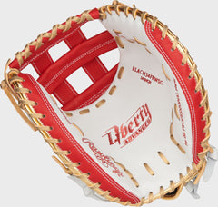 Rawlings | Liberty Advanced Color Series 34 in Catcher's Mitt White/Scarlet