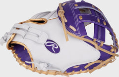 Rawlings Sale | Liberty Advanced Color Series 34 in Catcher's Mitt White/Purple