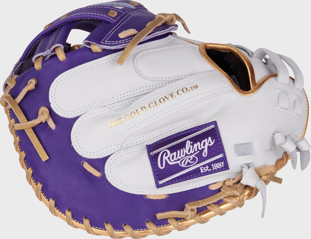 Rawlings Sale | Liberty Advanced Color Series 34 in Catcher's Mitt White/Purple