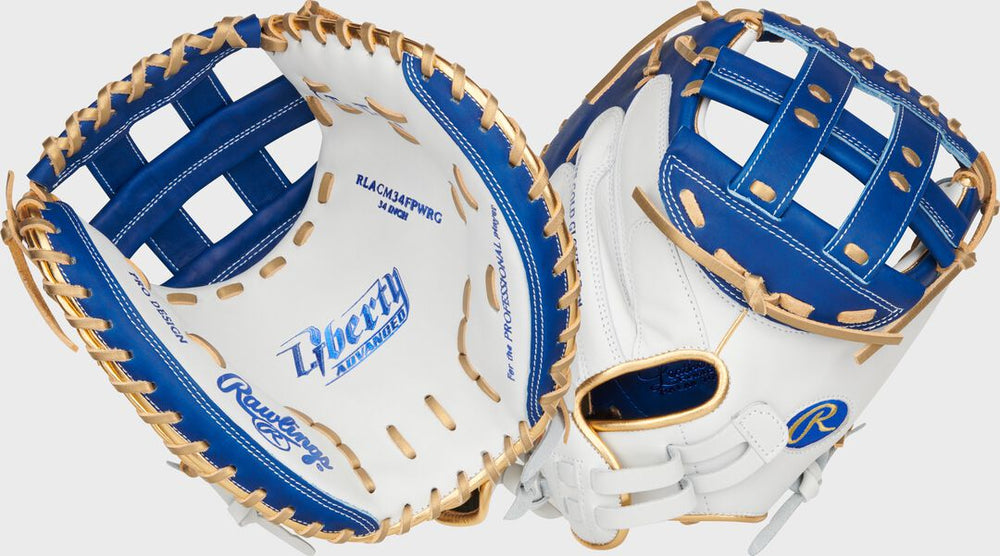 Rawlings Online | Liberty Advanced Color Series 34 in Catcher's Mitt White/Royal