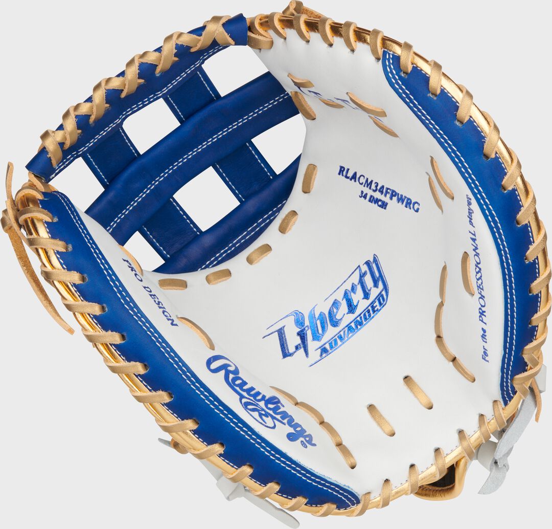 Rawlings Online | Liberty Advanced Color Series 34 in Catcher's Mitt White/Royal