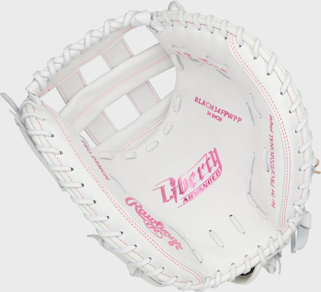 Rawlings Discount | Liberty Advanced Color Series 34 in Catcher's Mitt White/Pink