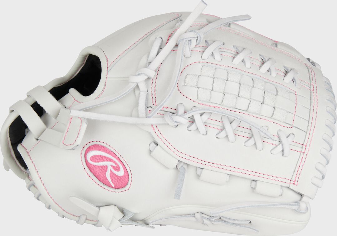 Rawlings For Sale | Liberty Advanced Color Series 12.5 in Fastpitch Glove White/Pink