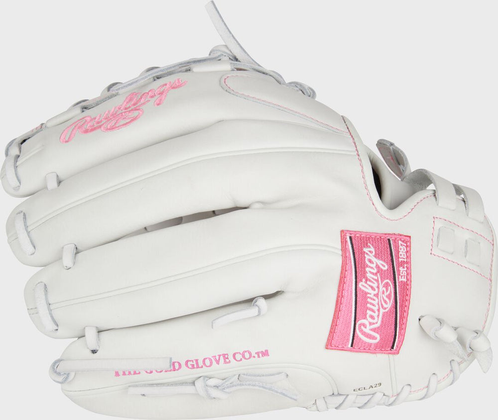 Rawlings For Sale | Liberty Advanced Color Series 12.5 in Fastpitch Glove White/Pink