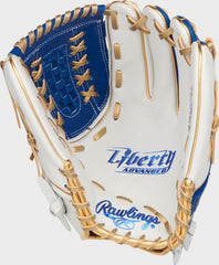 Rawlings | Liberty Advanced Color Series 12.5 in Fastpitch Glove White/Royal