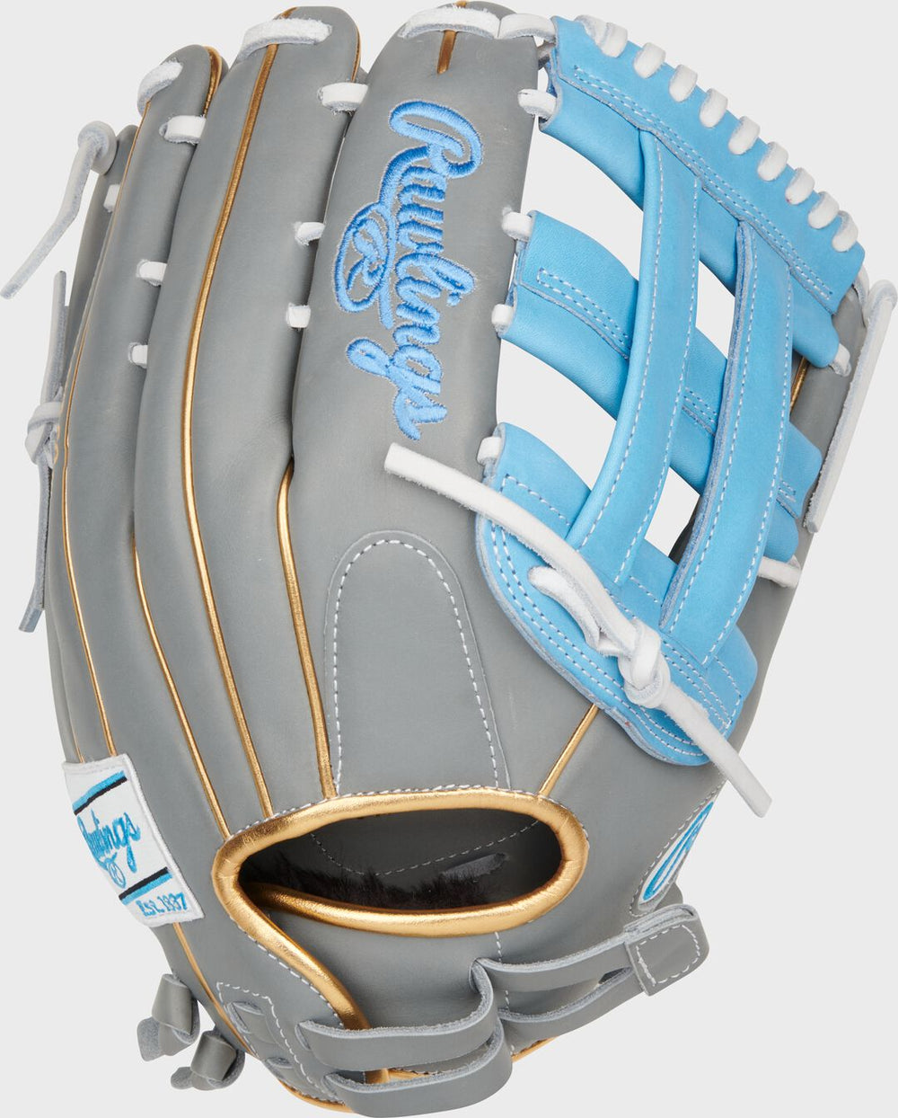 Rawlings Sale | Liberty Advanced Color Series 12.75 in Outfield Glove Gray/Columbia Blue