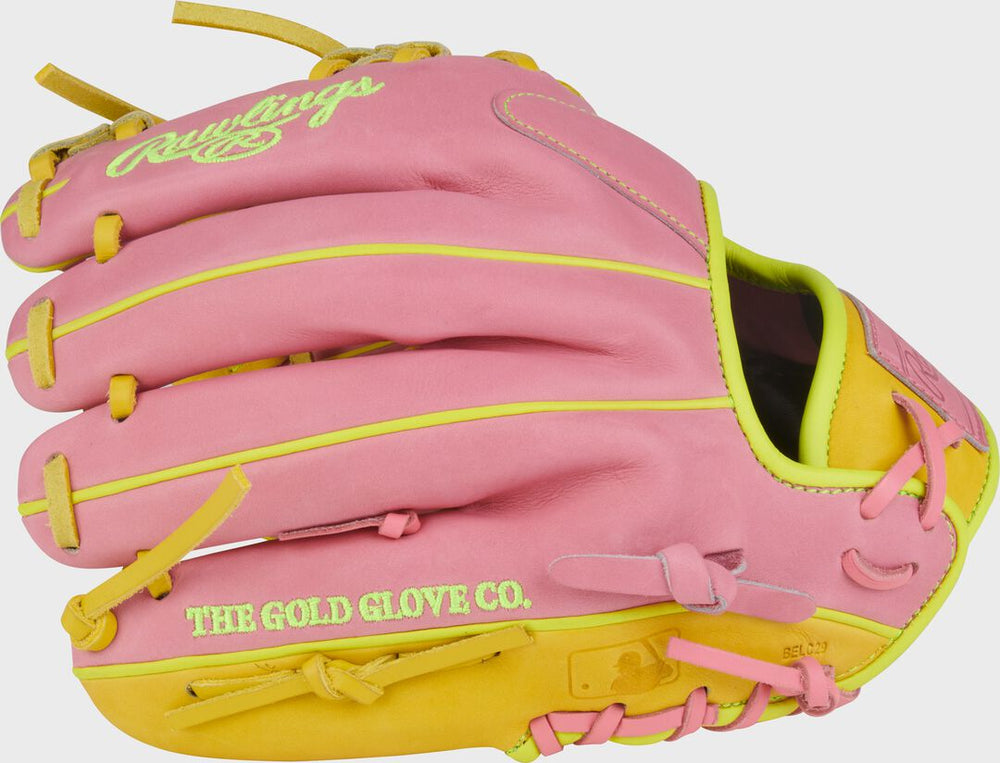 Rawlings On Sale | Heart of the Hide ContoUR Fit 11.5-Inch Pink Infield Glove Right Hand Throw