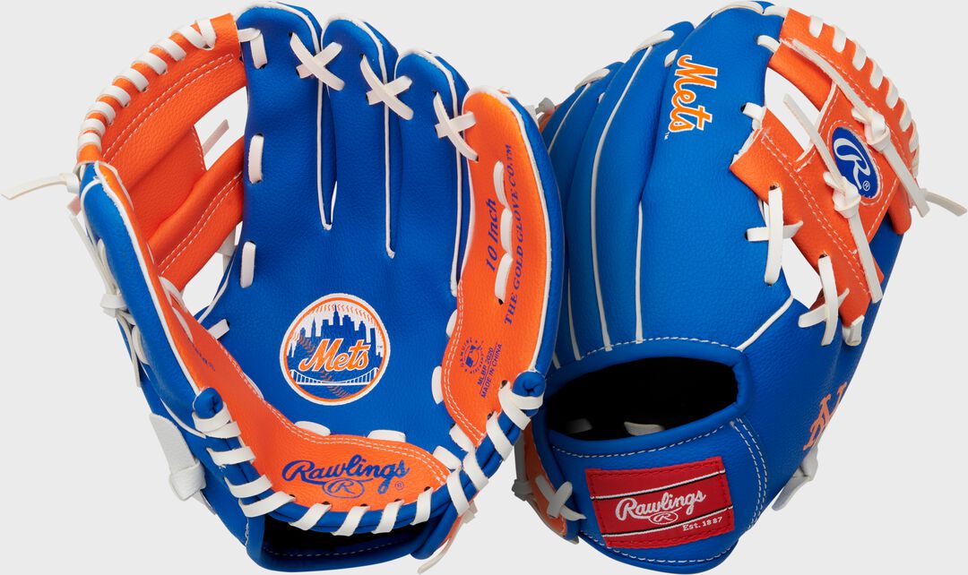 Rawlings New | New York Mets 10-Inch Team Logo Glove