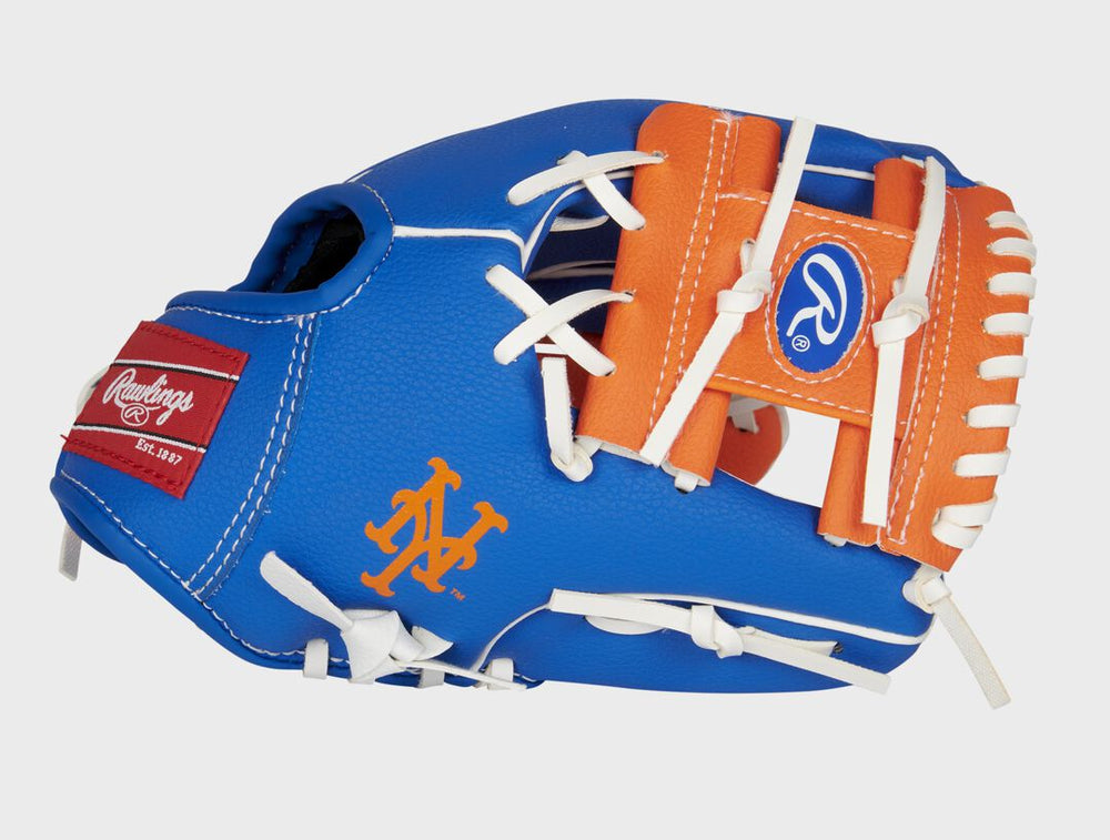 Rawlings New | New York Mets 10-Inch Team Logo Glove