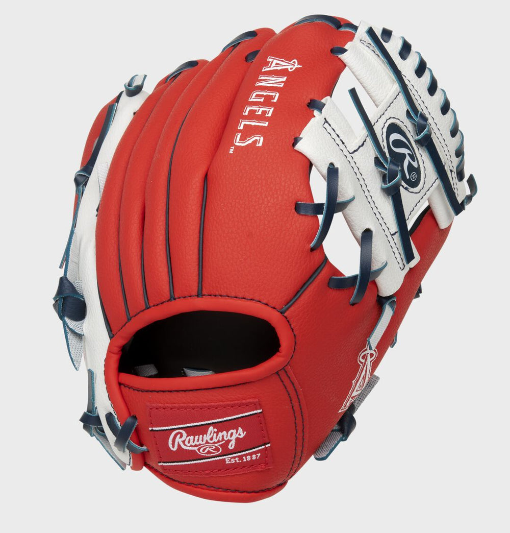 Rawlings For Sale | Los Angeles Angels 10-Inch Team Logo Glove