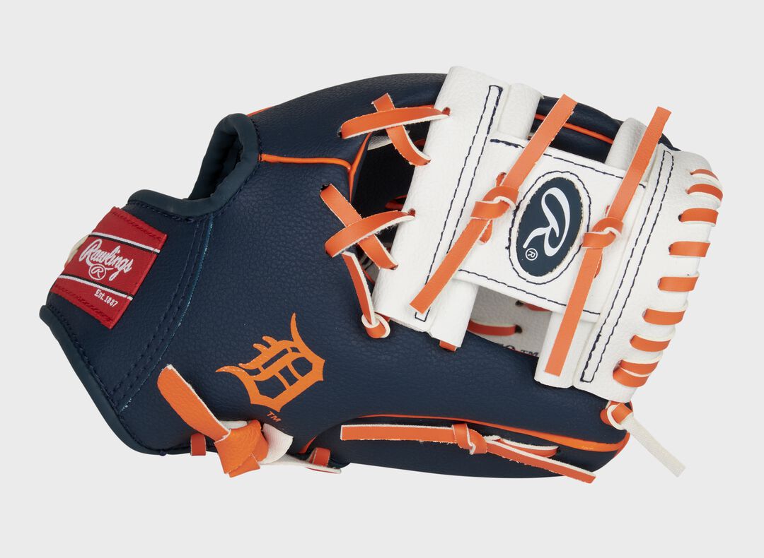 Rawlings On Sale | Detroit Tigers 10-Inch Team Logo Glove
