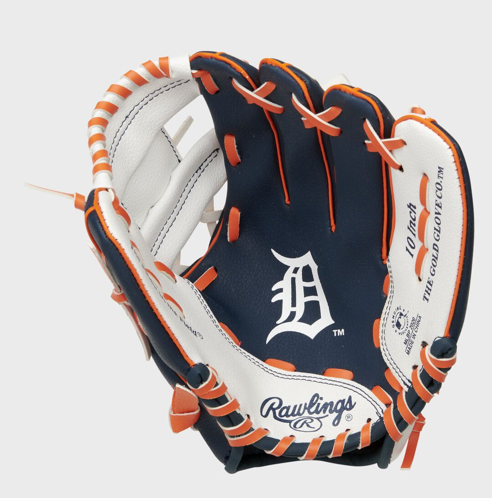 Rawlings On Sale | Detroit Tigers 10-Inch Team Logo Glove