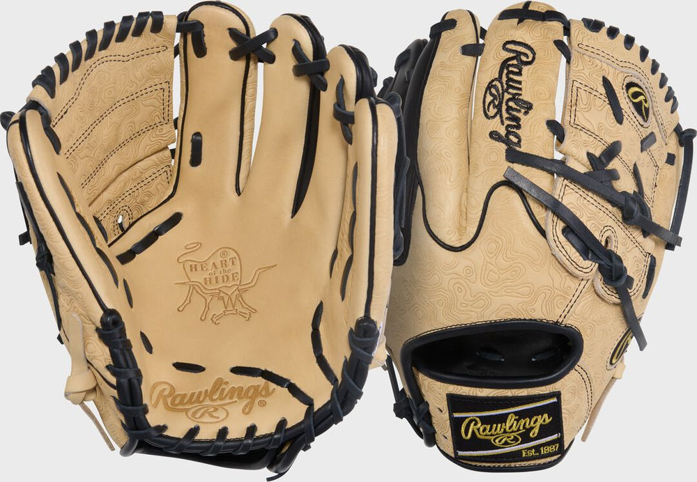 Rawlings New | Heart of the Hide 11.75-inch Topo Print Wing Tip Glove