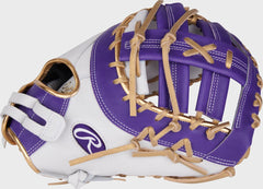 Rawlings Sale | Liberty Advanced Color Series 13 in 1st Base Mitt White/Purple