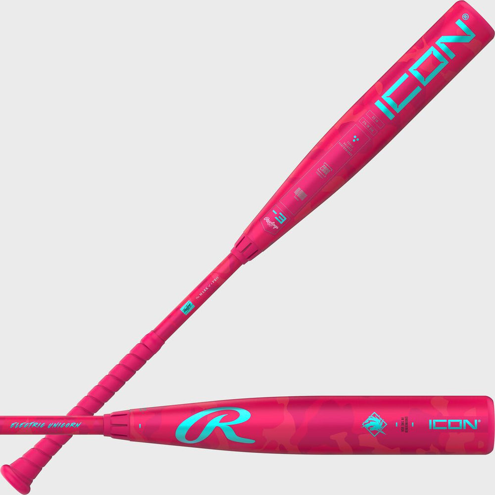 Rawlings Discount | 2025 Rawlings Icon Electric Unicorn BBCOR -3 Baseball Bat