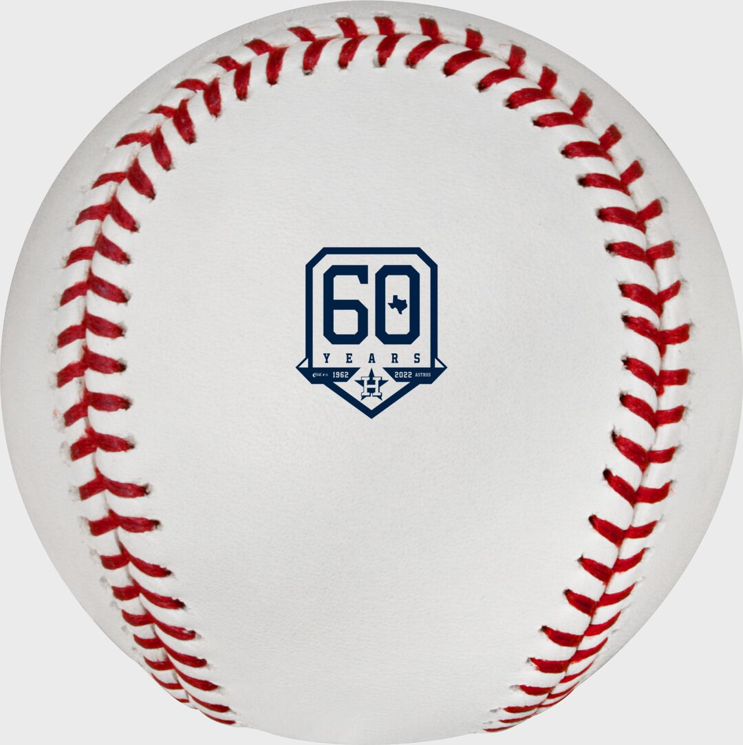 Rawlings Discount | MLB 2022 Houston Astros 60th Anniversary Baseball