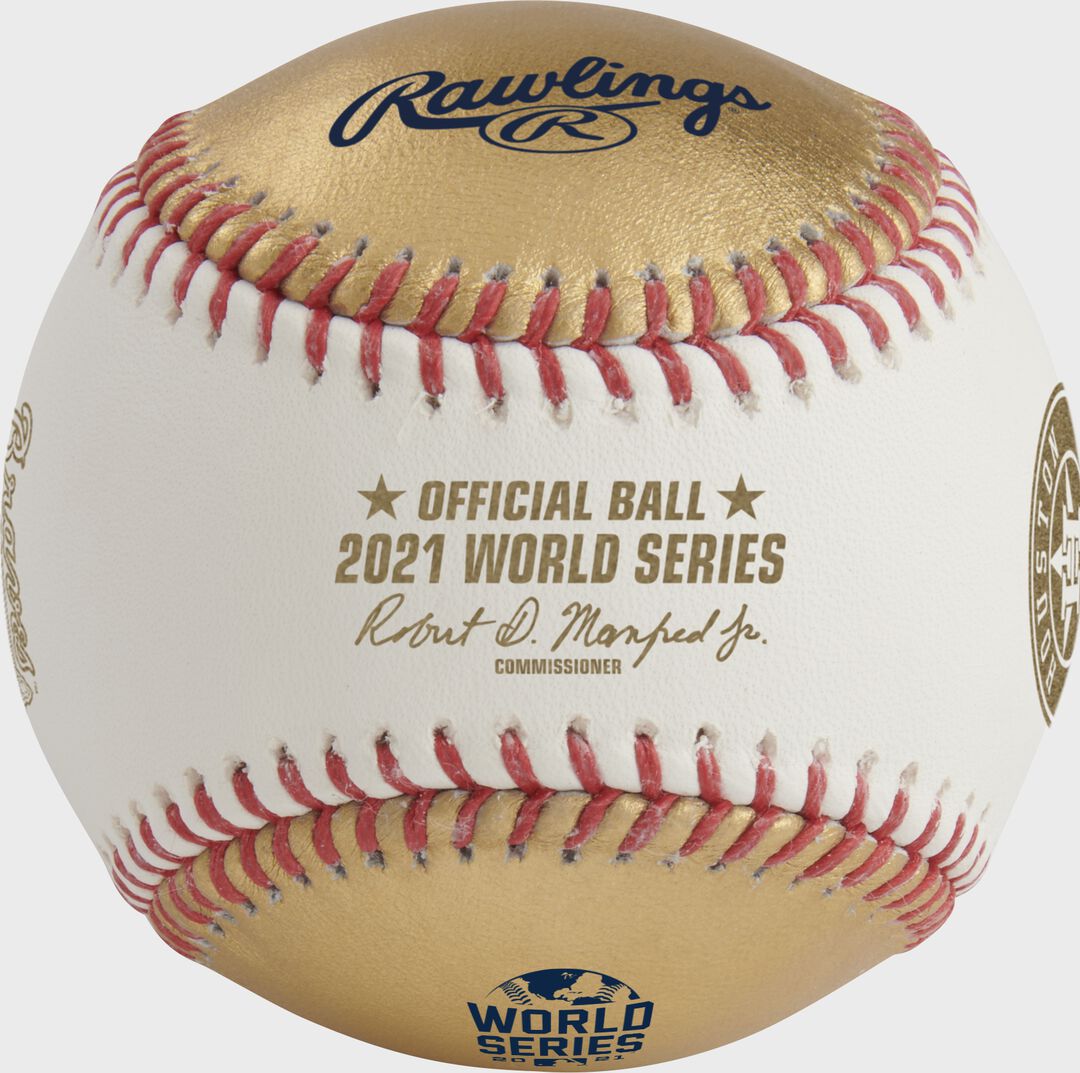 Rawlings On Sale | MLB 2021 Gold World Series Dueling Baseball