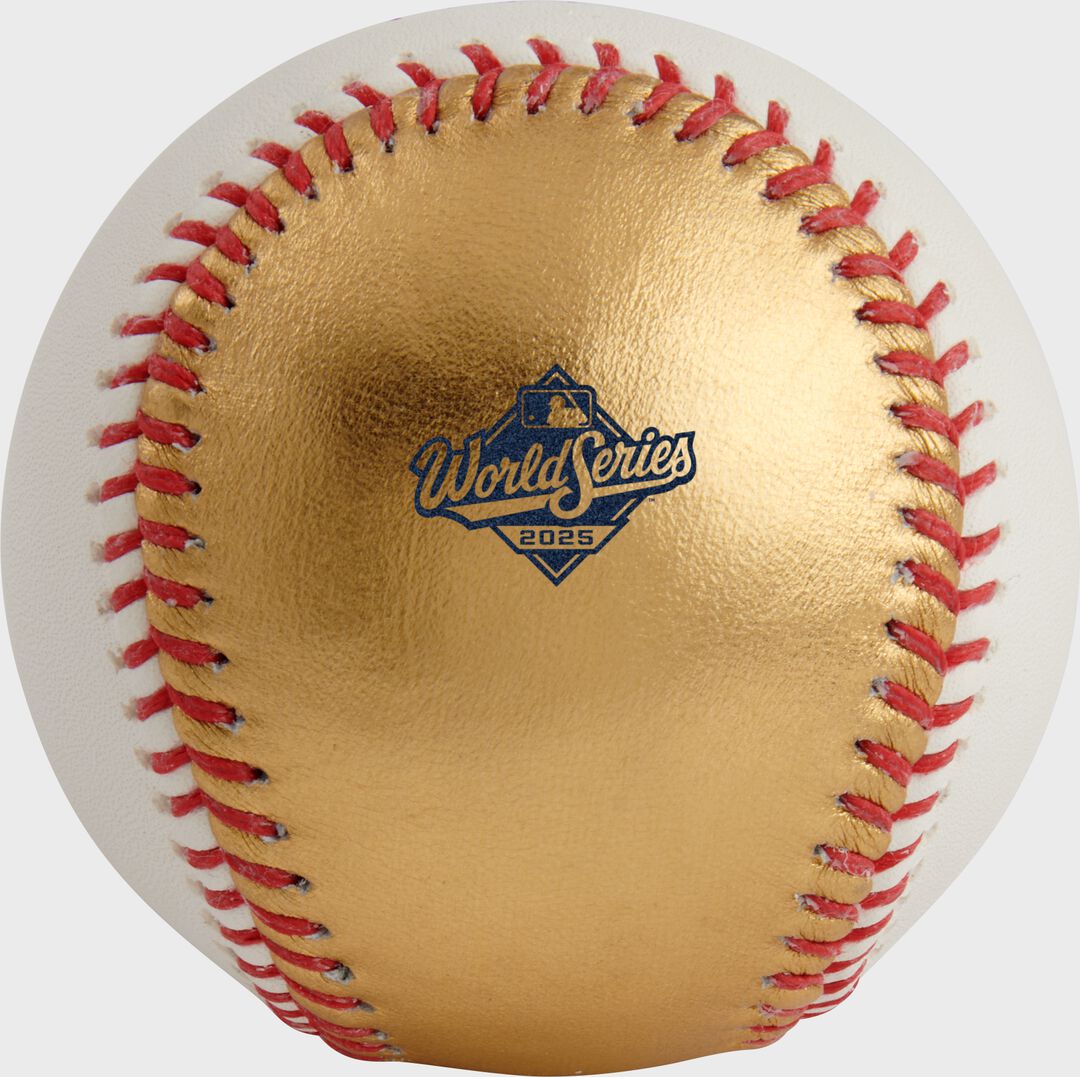 Rawlings Discount | MLB 2025 Gold World Series Dueling Baseball 1 Ball