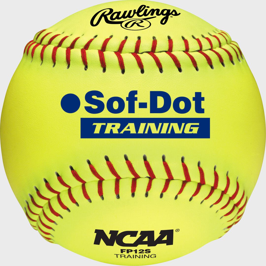 Rawlings New | Rawlings 12-Inch NCAA Soft Poly-Core Fastpitch Training Ball Dozen