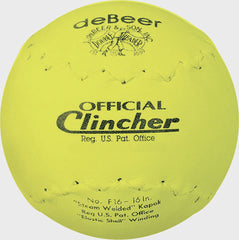 Rawlings On Sale | deBEER 16 in Clincher Yellow Softballs