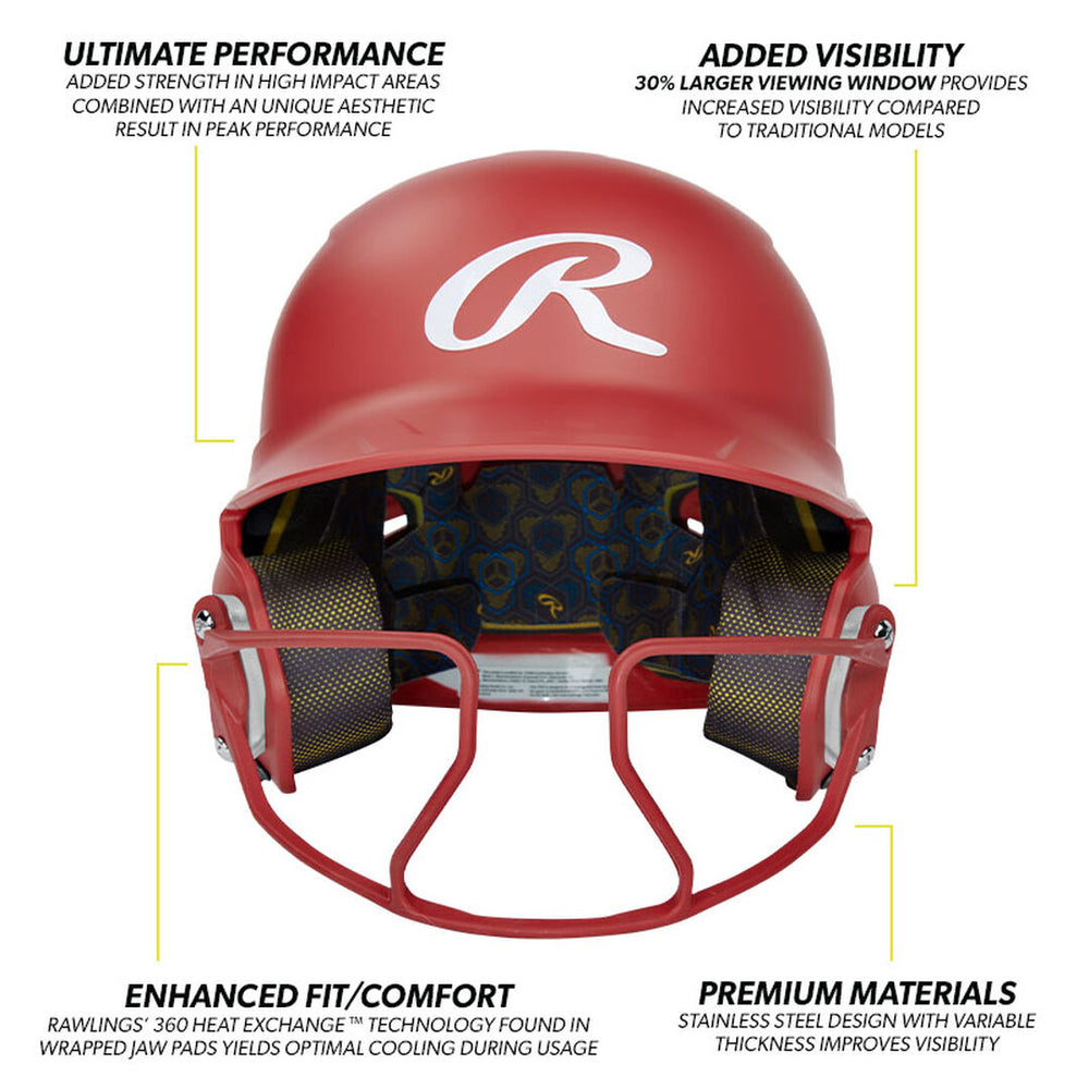 Rawlings For Sale | Rawlings Mach Hi-Viz Fastpitch Batting Helmet
