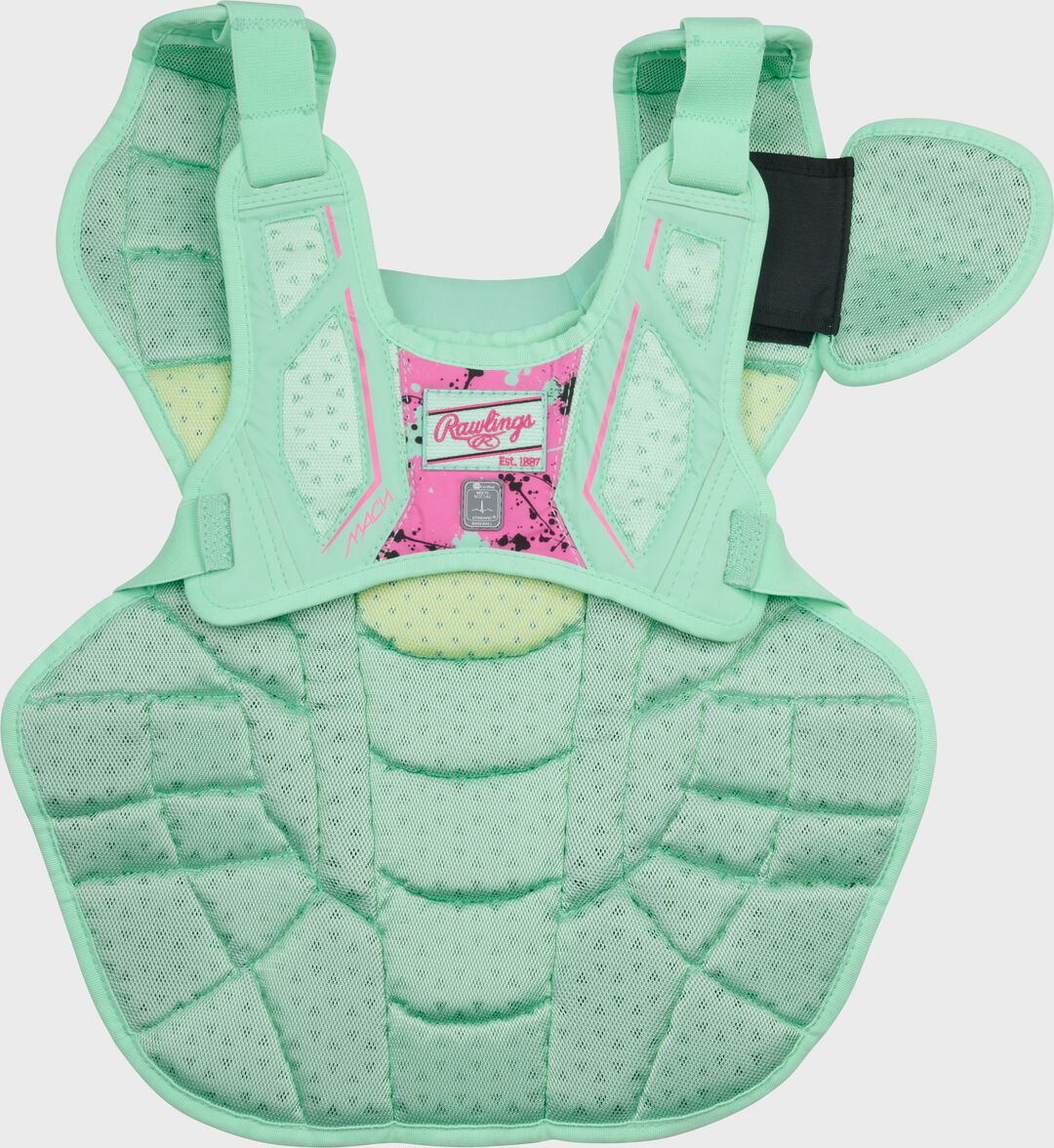 Rawlings Outlet | Limited Edition Mach Mint/Pink Spatter Catcher's Gear Set Adult Intermediate Youth