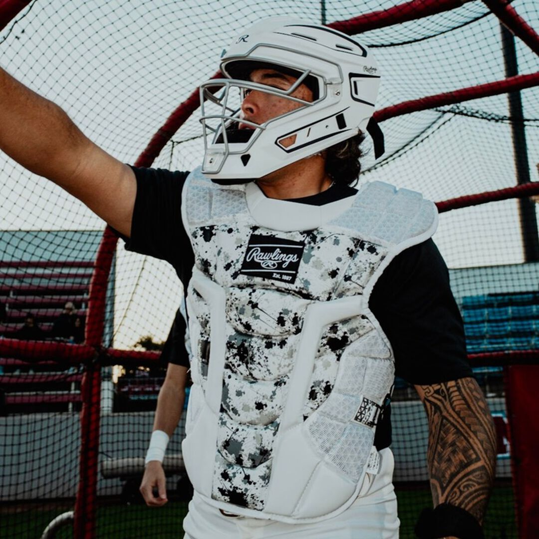Rawlings | Limited Edition Mach Black Spatter Catcher's Gear Set Adult Intermediate Youth
