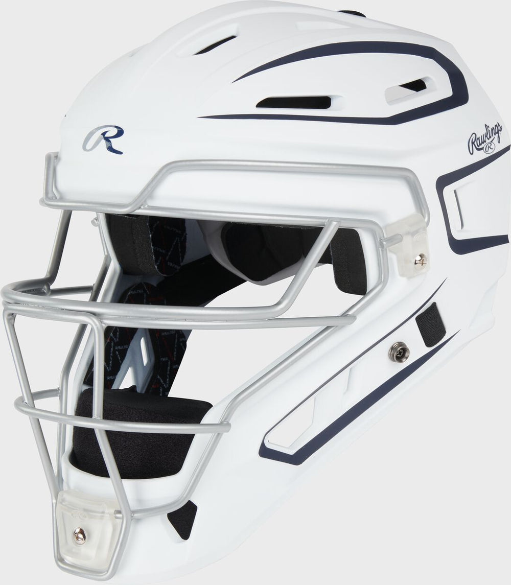 Rawlings Sale | Limited Edition Mach Navy Spatter Catcher's Gear Set Adult Intermediate Youth