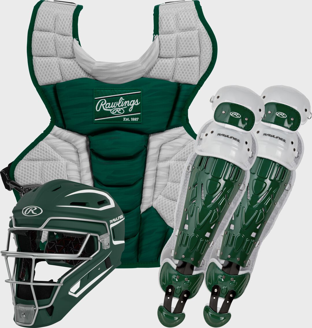 Rawlings Online | Rawlings Velo 2.0 Catcher's Gear Set Adult Intermediate Youth