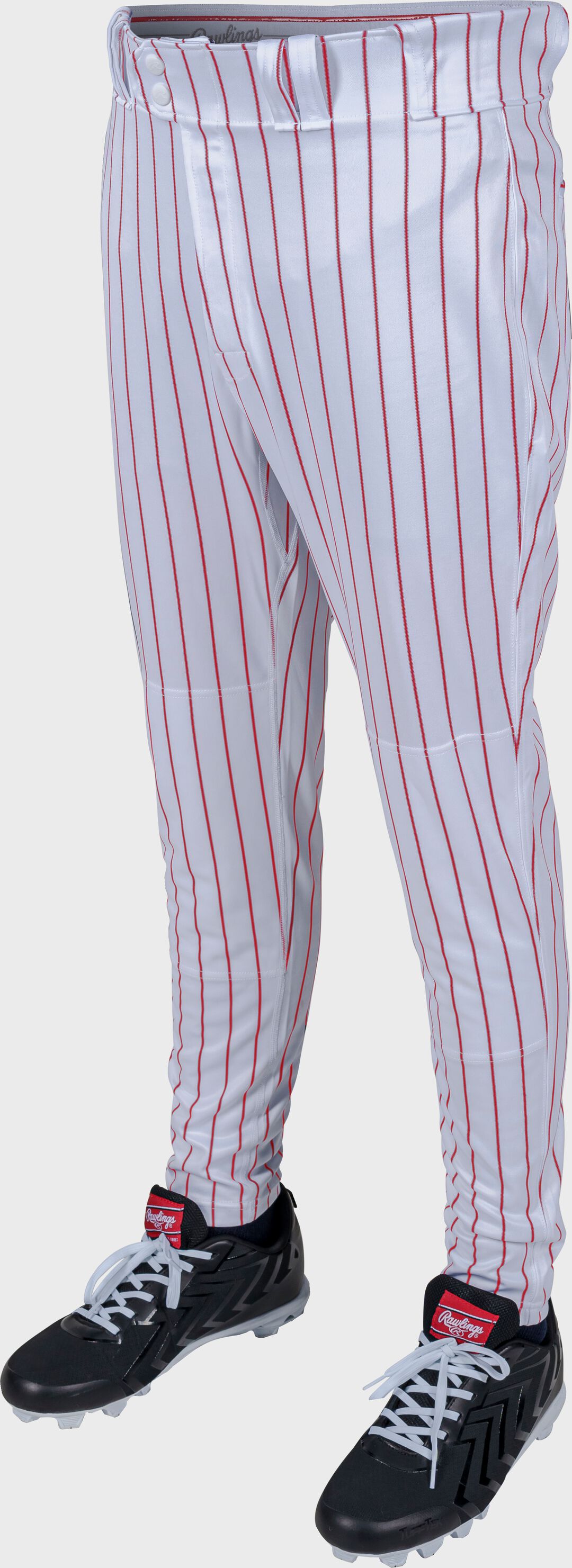 Rawlings Discount | Rawlings 150 Jogger Fit Pinstripe Baseball Pants Adult & Youth
