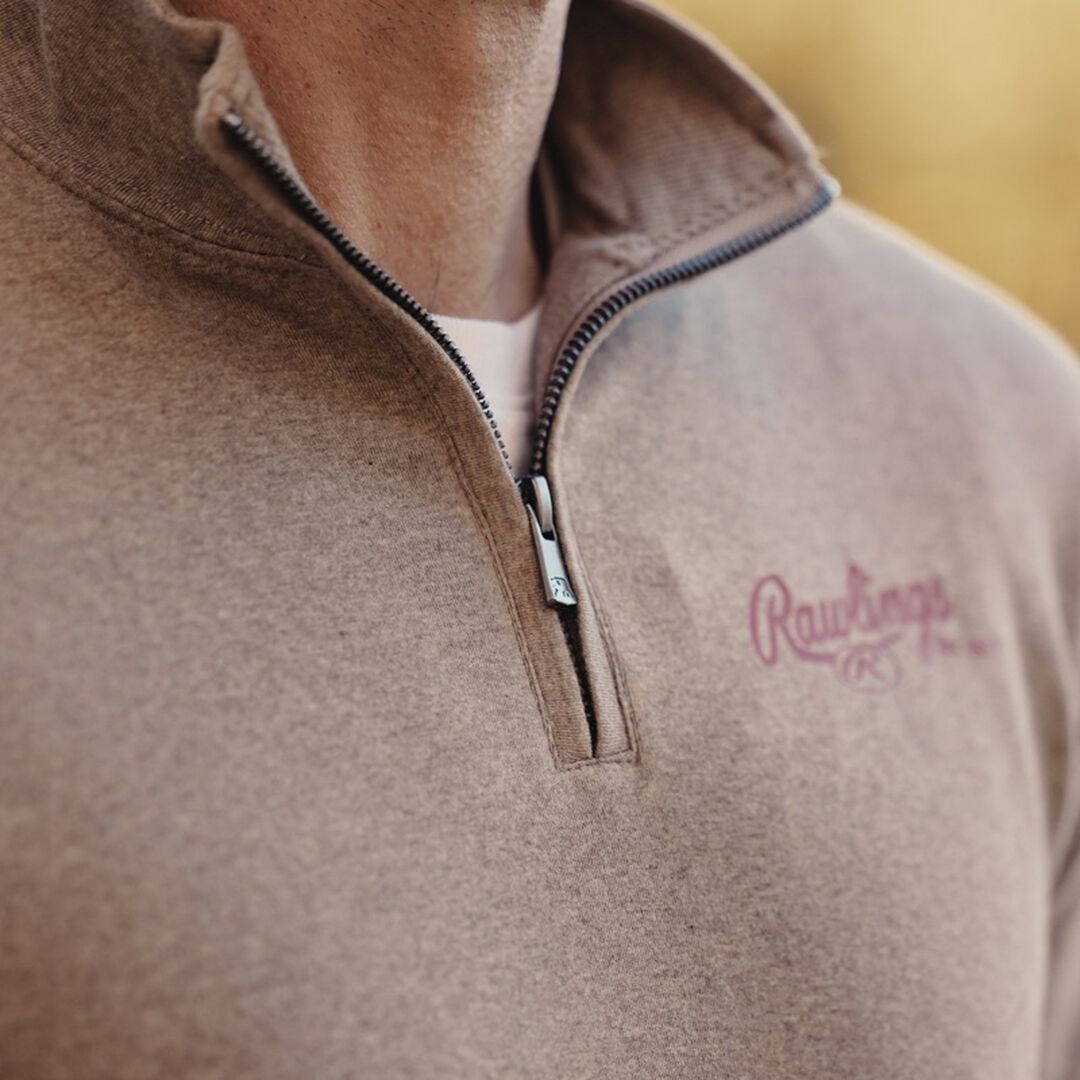 Rawlings Sale | Rawlings x The Normal Brand Puremeso Weekend Quarter Zip Khaki