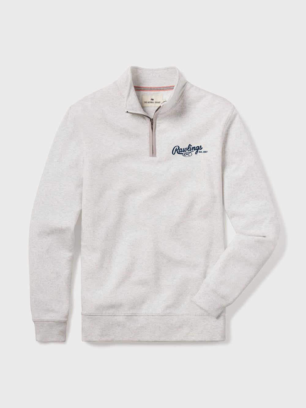 Rawlings Online | Rawlings x The Normal Brand Puremeso Weekend Quarter Zip Off White