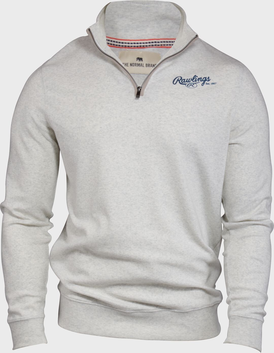 Rawlings Online | Rawlings x The Normal Brand Puremeso Weekend Quarter Zip Off White